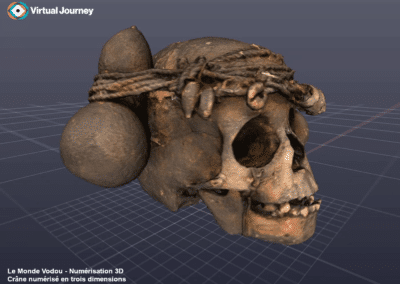 Le Monde Vodou - Crâne numérisé en 3D